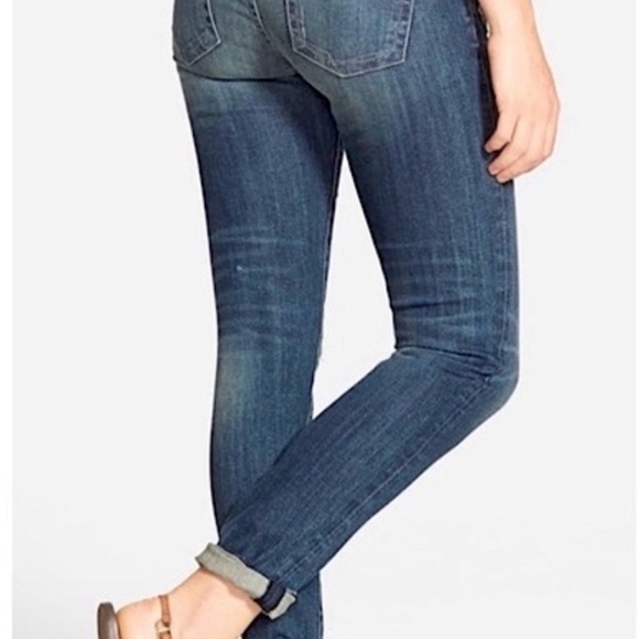 KFTK Catherine Boyfriend Plaid Patch Jean - Picture 3 of 11